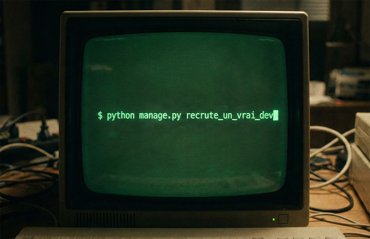 On cherche un dev. Un vrai. image